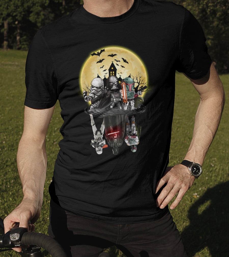 Star Wars Dark Side Halloween Reflection Battle T-Shirt
