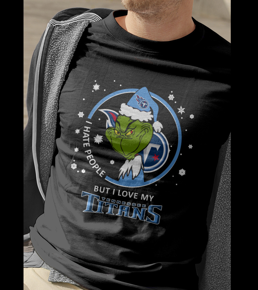 I Hate People But I Love My Tennessee Titans T-Shirt