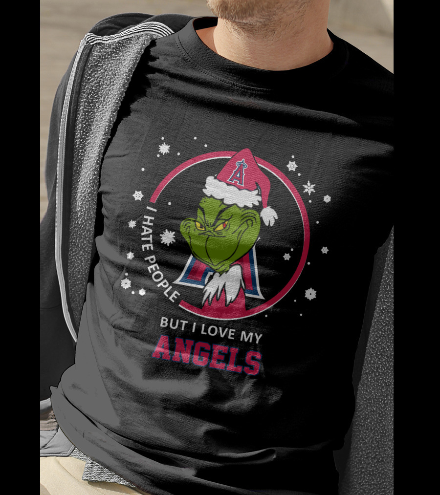 I Hate People But I Love My Los Angeles Angels T-Shirt