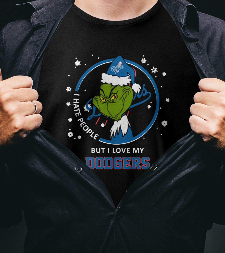 I Hate People But I Love My Los Angeles Dodgers T-Shirt