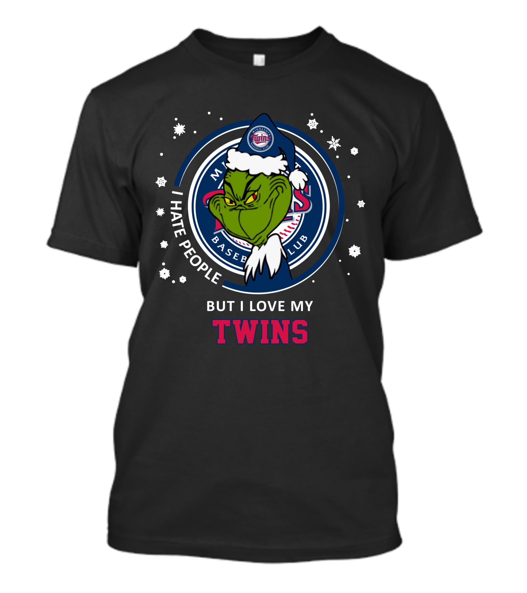 I Hate People But I Love My Minnesota Twins Baseball Club T-Shirt