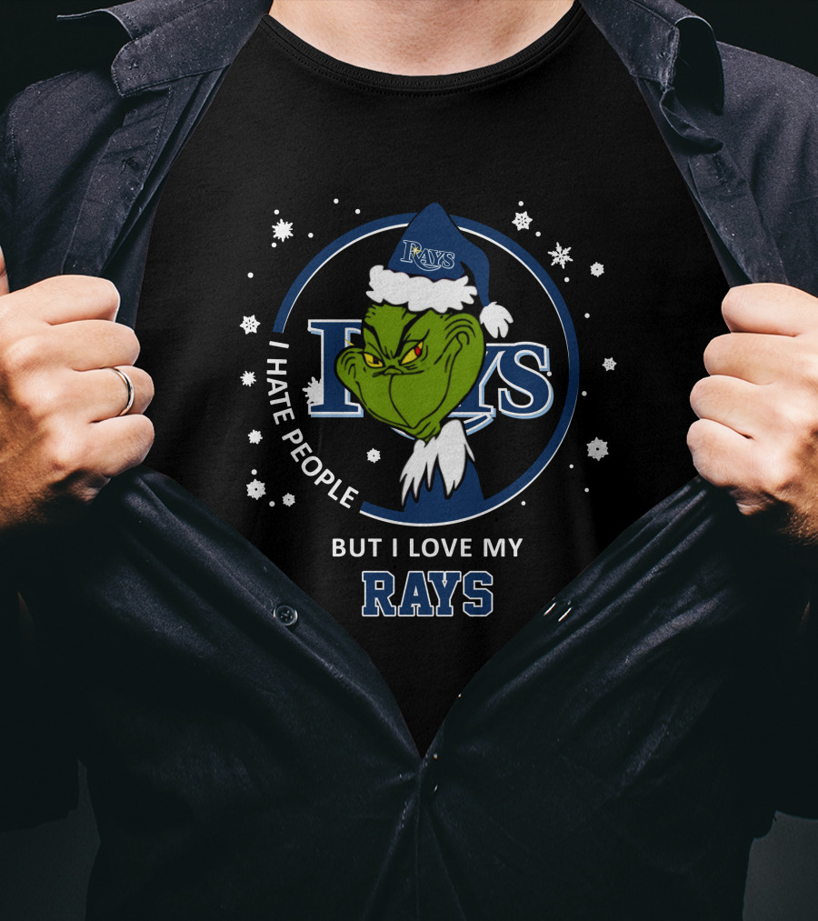 I Hate People But I Love My Tampa Bay Rays T-Shirt