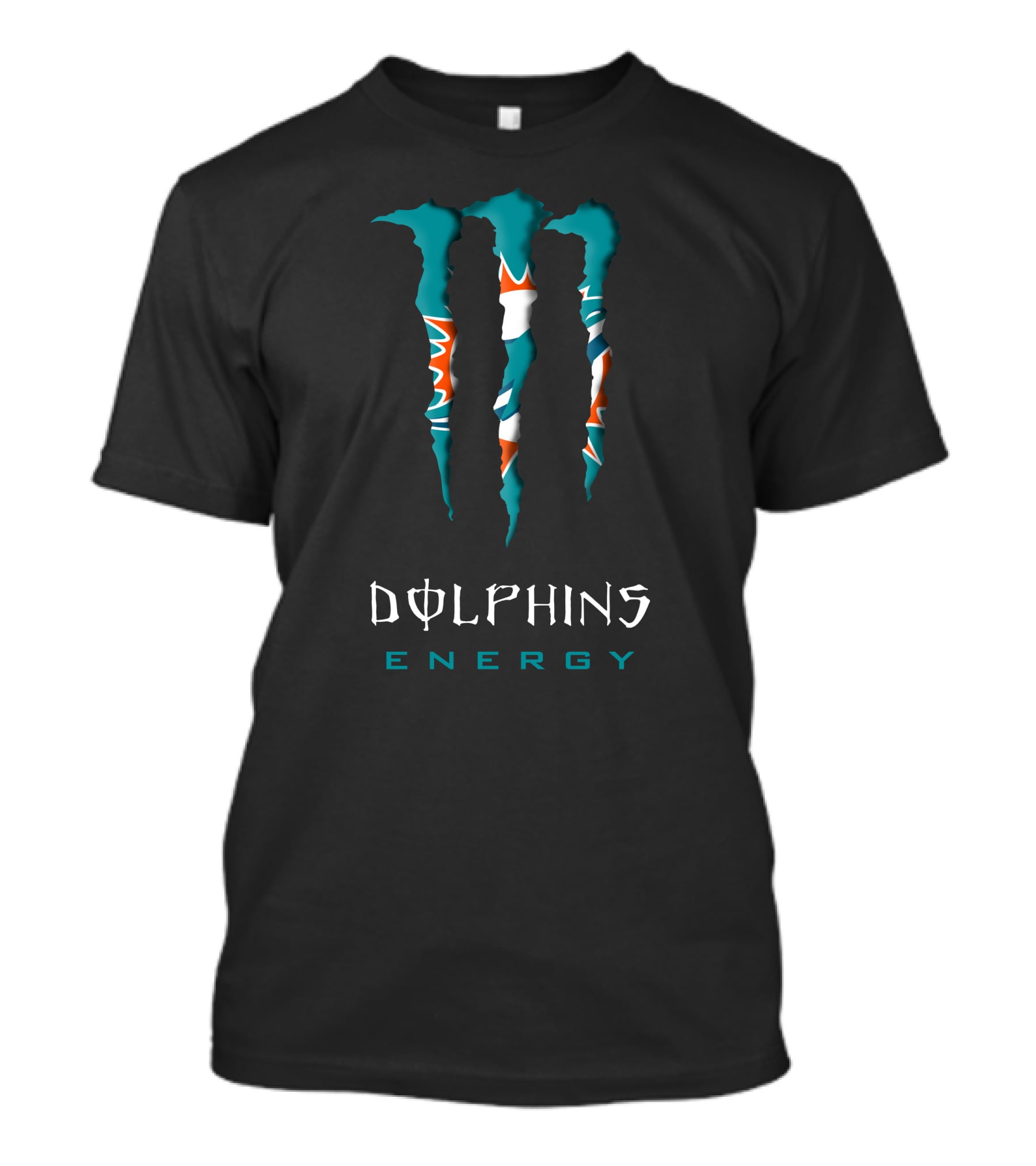 Monster Dolphins Energy Nfl17 T-Shirt
