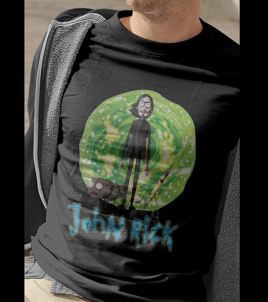 John Rick Portal Character Crossover T-Shirt