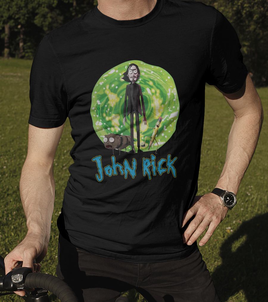John Rick Portal Character Crossover T-Shirt