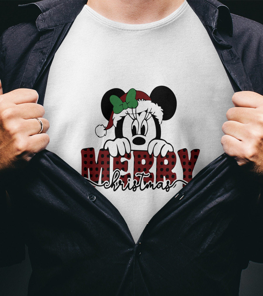 Minnie Christmas Merry T-Shirt