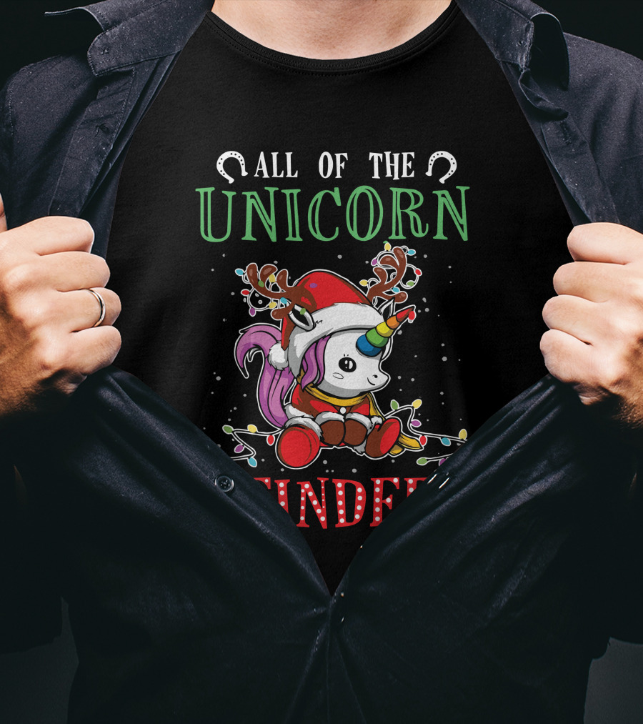 All Of The Unicorn Reindeer T-Shirt