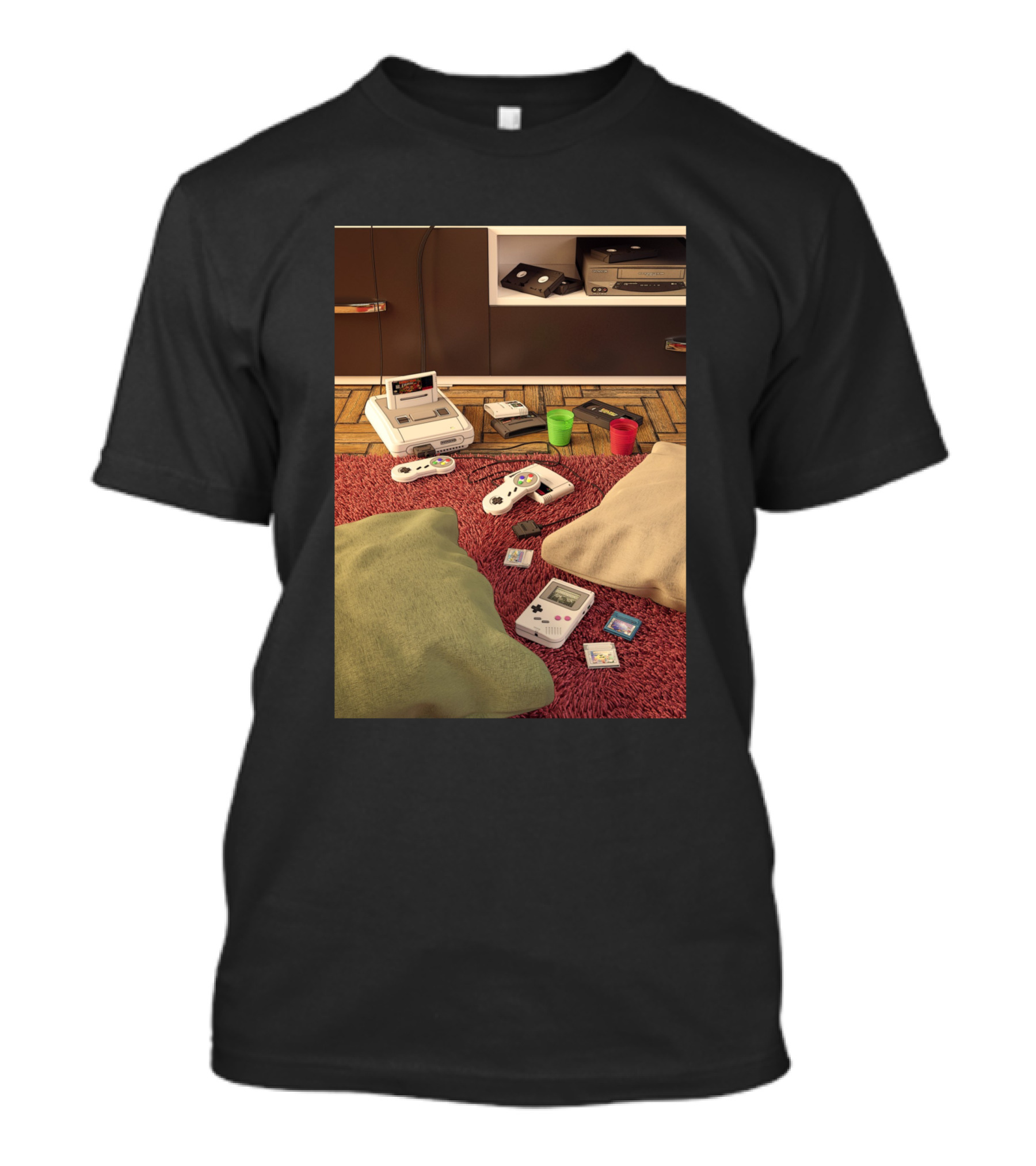 80's Kid Retro Gaming Console And Handheld Nostalgia T-Shirt