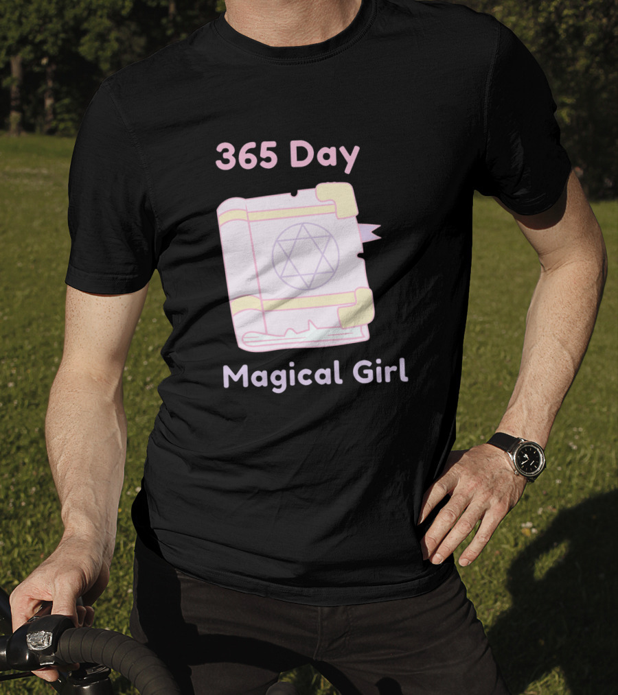 365 Day Magical Girl Pastel Spellbook Star Emblem T-Shirt
