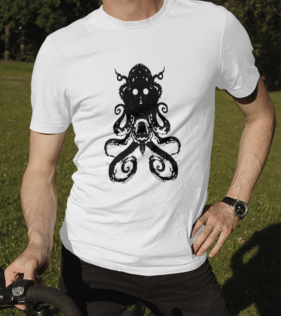 Alien Del Área 51 Kraken Octopus T-Shirt