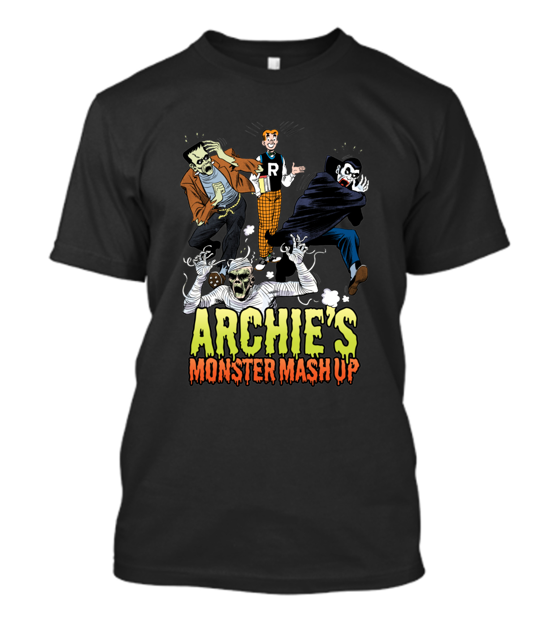 Archie's Monster Mash Up With Classic Movie Creatures 1722483 T-Shirt