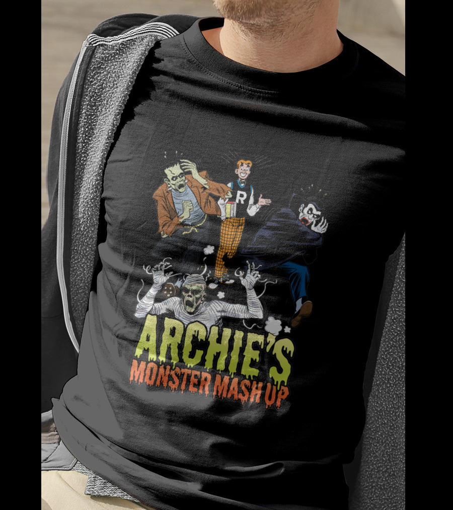 Archie's Monster Mash Up With Classic Movie Creatures 1722483 T-Shirt
