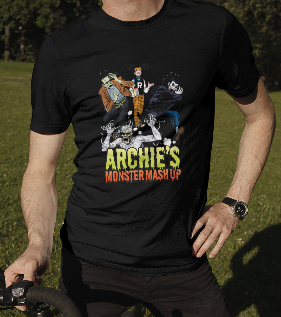 Archie's Monster Mash Up With Classic Movie Creatures 1722483 T-Shirt