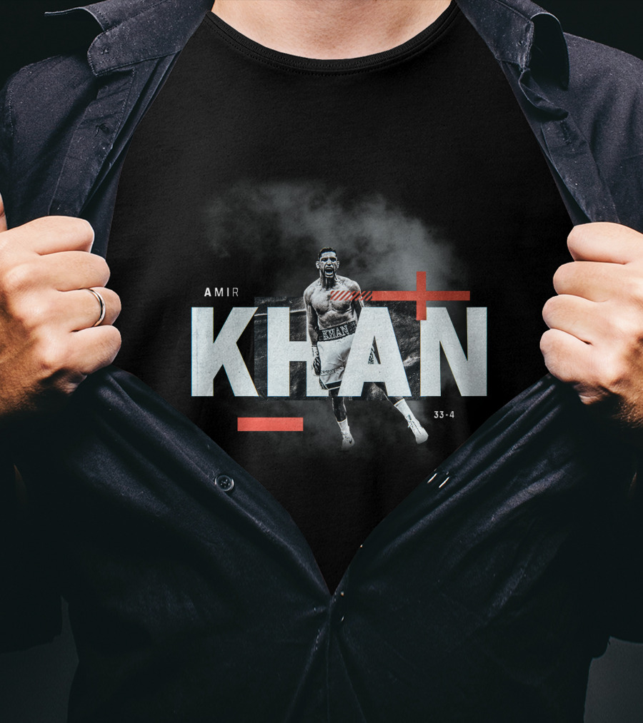 AMIR KHAN 33-4 Boxer T-Shirt