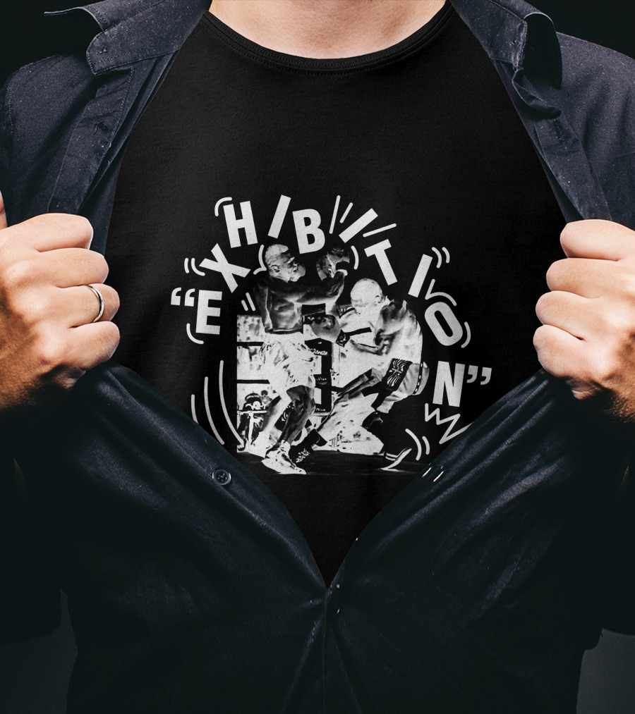 EXHIBITION Boxing Dynamic Fighters Action Scene T-Shirt