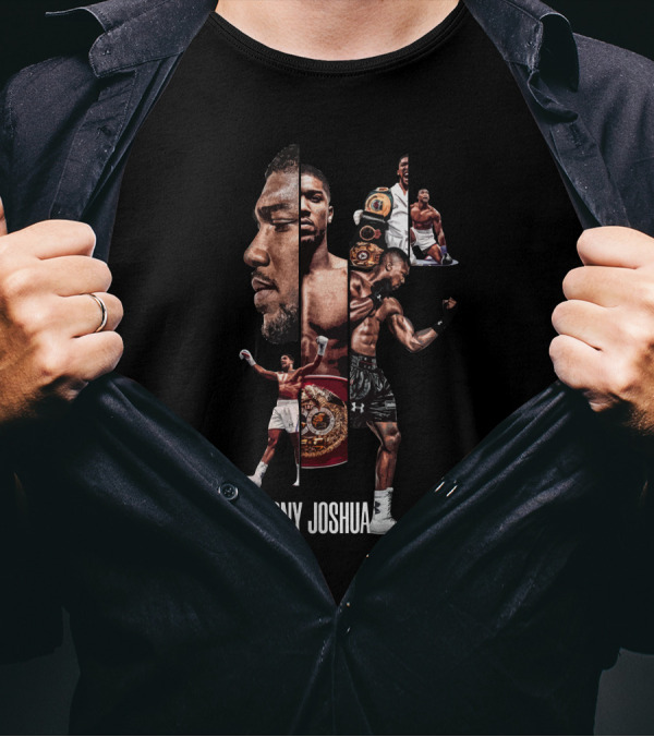 Anthony Joshua Boxing Champion Collage T-Shirt