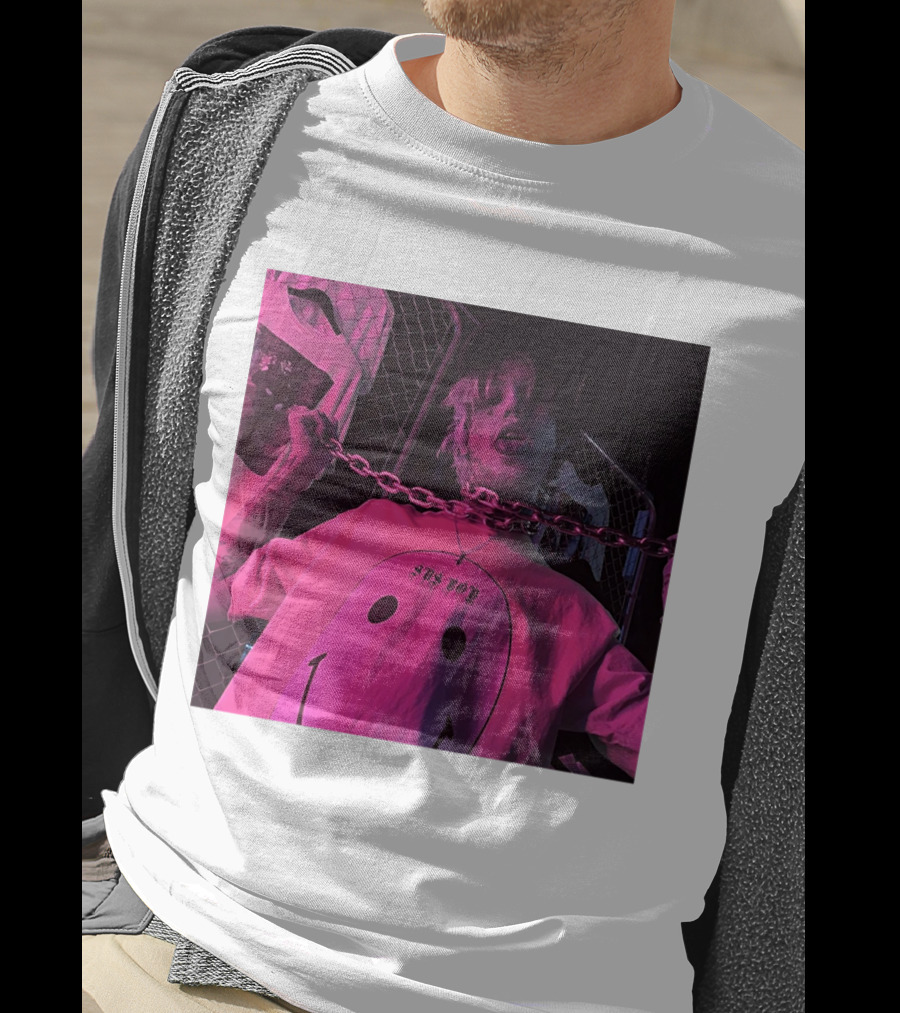 Sad Boy Lil Peep Merch Classique Chain Smiley T-Shirt