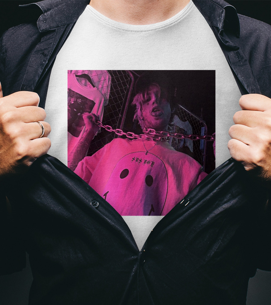 Sad Boy Lil Peep Merch Classique Chain Smiley T-Shirt