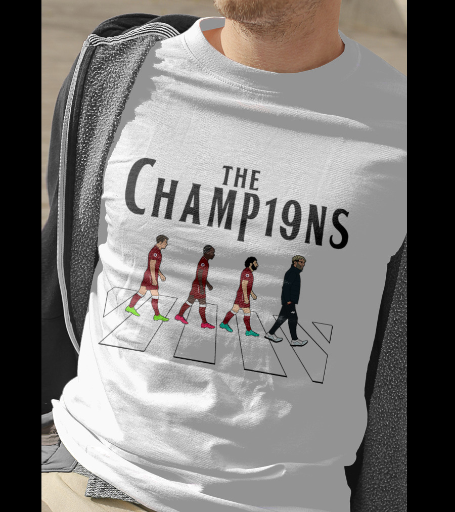 The Champ19ns Liverpool FC Abbey Road T-Shirt