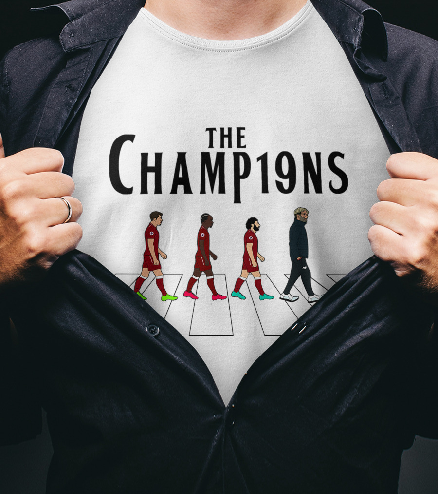 The Champ19ns Liverpool FC Abbey Road T-Shirt