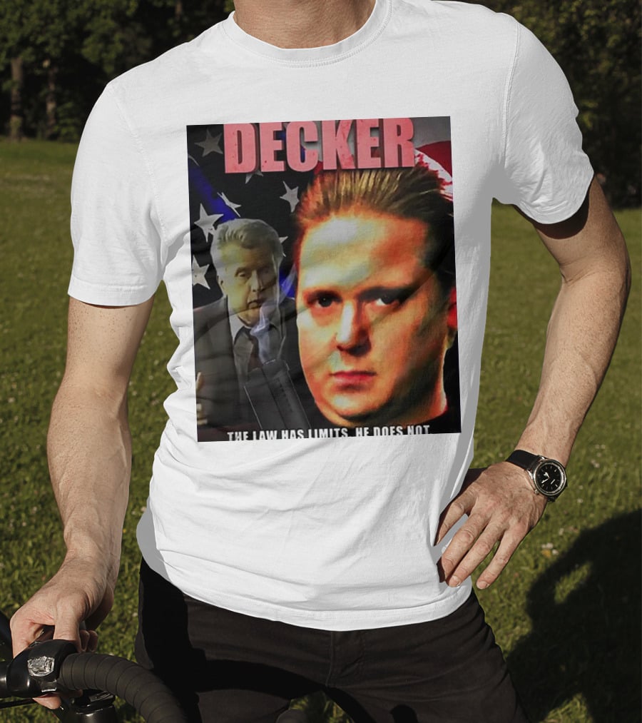 DECKER The Law Has Limits He Does Not On Cinema At The Cinema T-Shirt