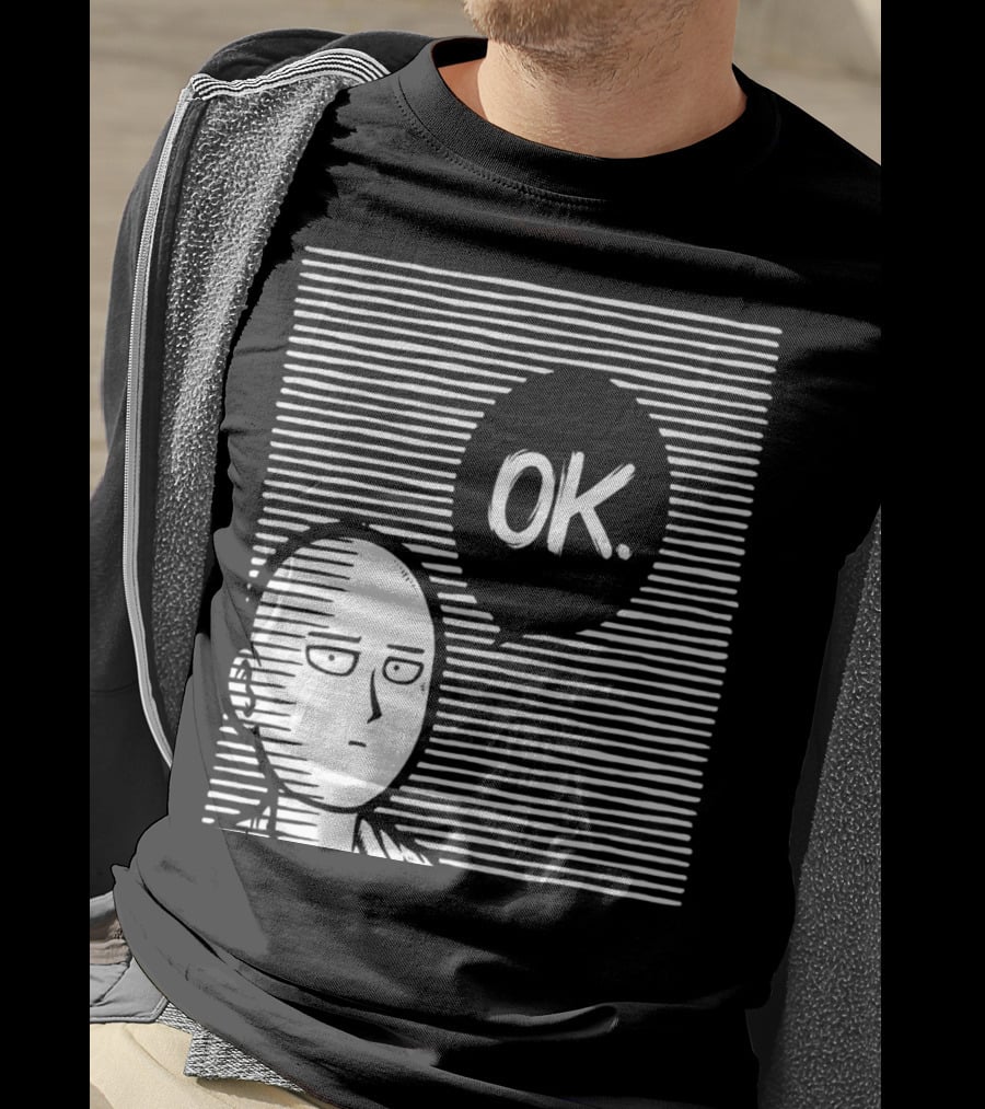 One Punch Man OK Comic T-Shirt
