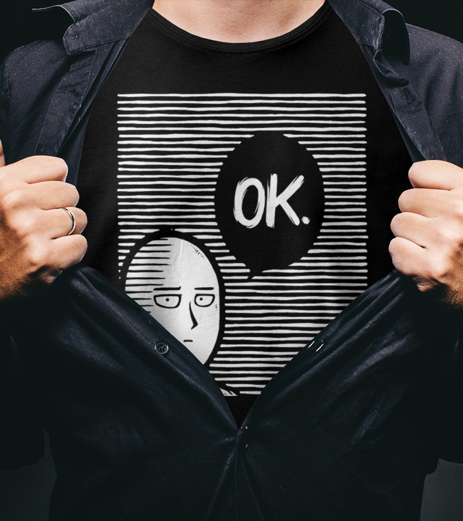 One Punch Man OK Comic T-Shirt