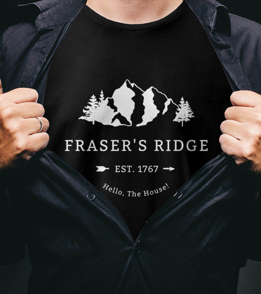Fraser's Ridge Est. 1767 Hello, The House Outlander T-Shirt