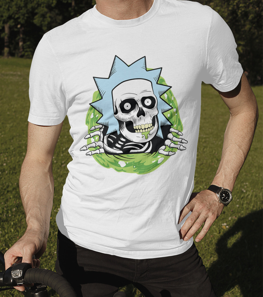 Rick And Morty Skull Portal Rick T-Shirt