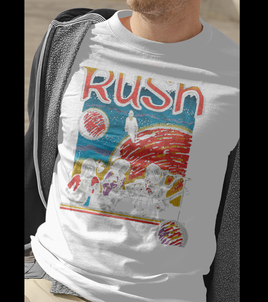 Rush Band Retro Space T-Shirt