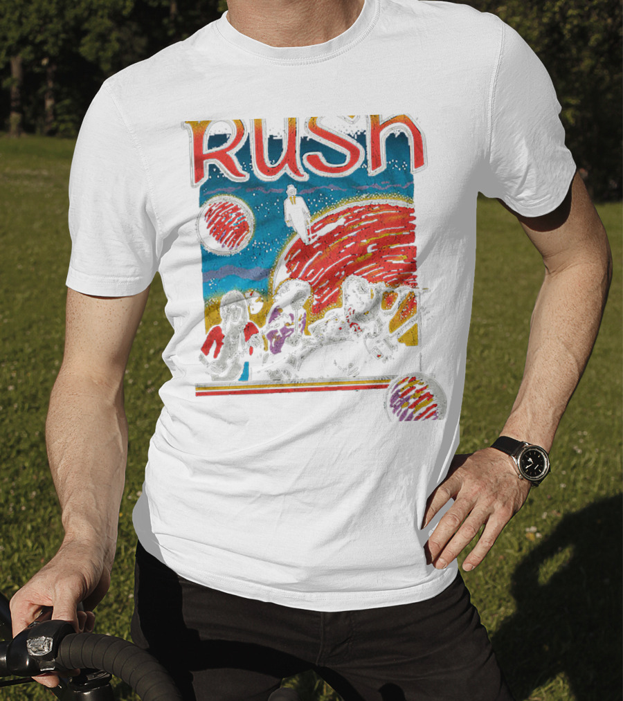 Rush Band Retro Space T-Shirt