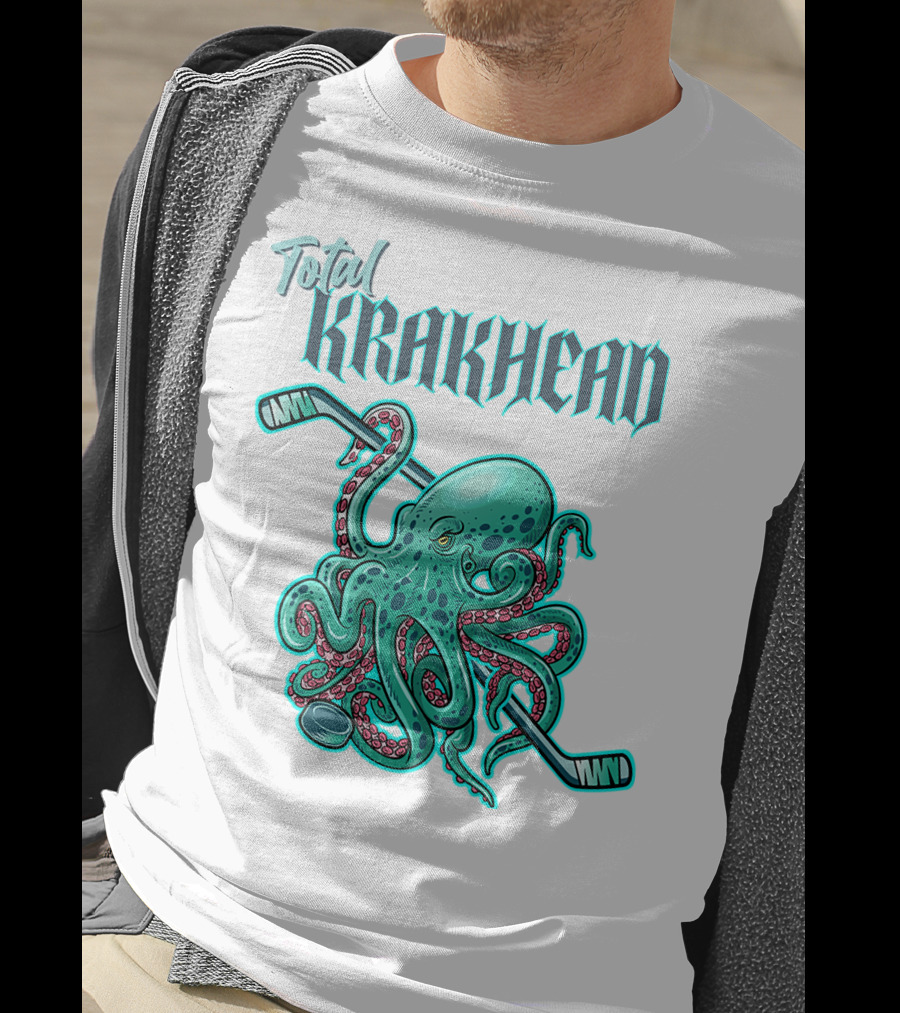 Total Krakhead Seattle Kraken Hockey Tentacles T-Shirt