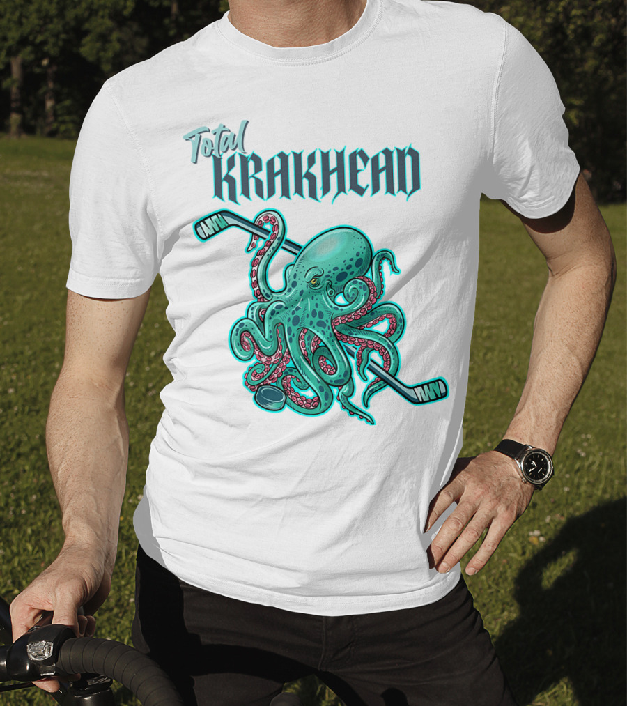 Total Krakhead Seattle Kraken Hockey Tentacles T-Shirt