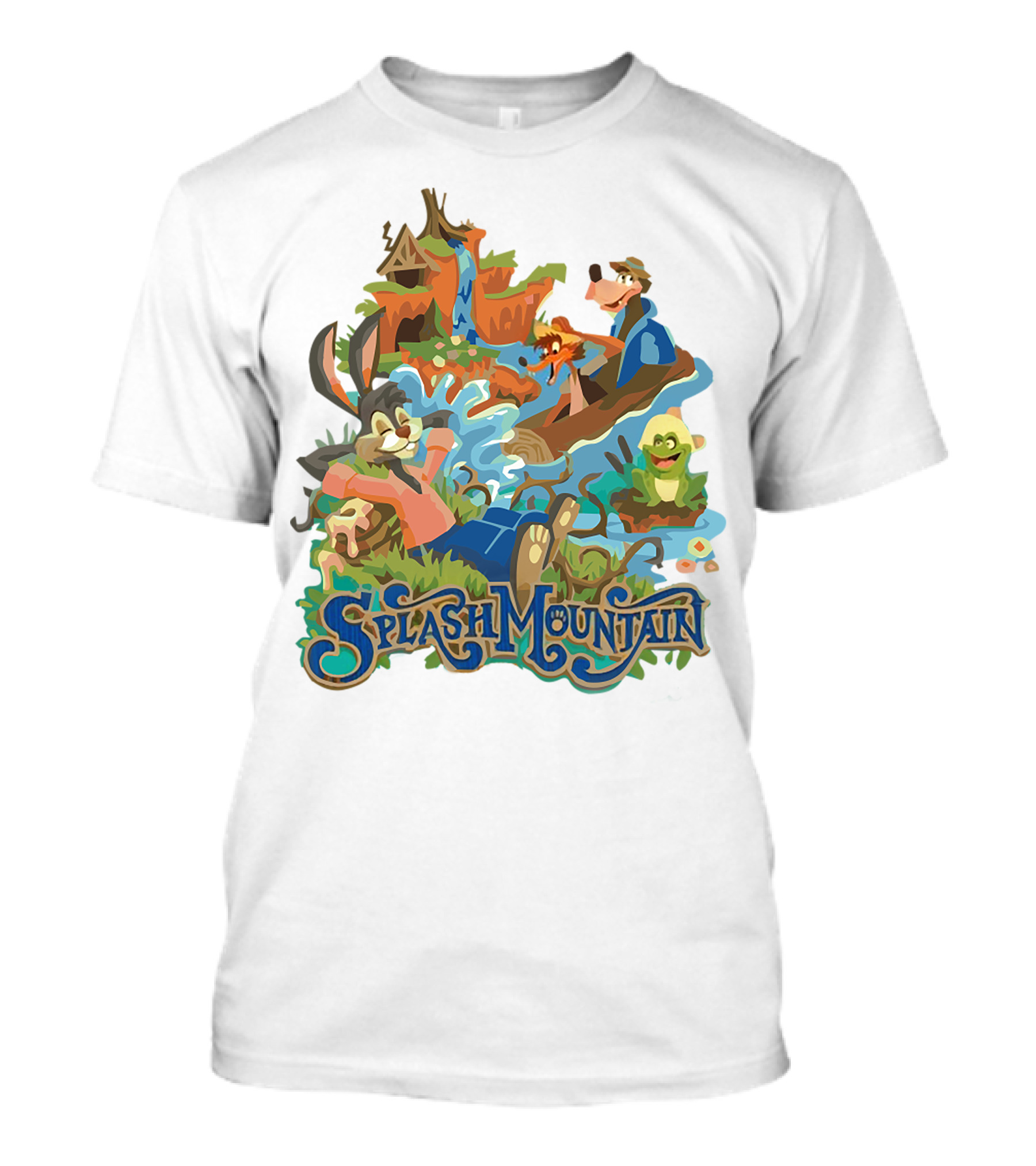 Splash Mountain Disney Characters Adventure T-Shirt