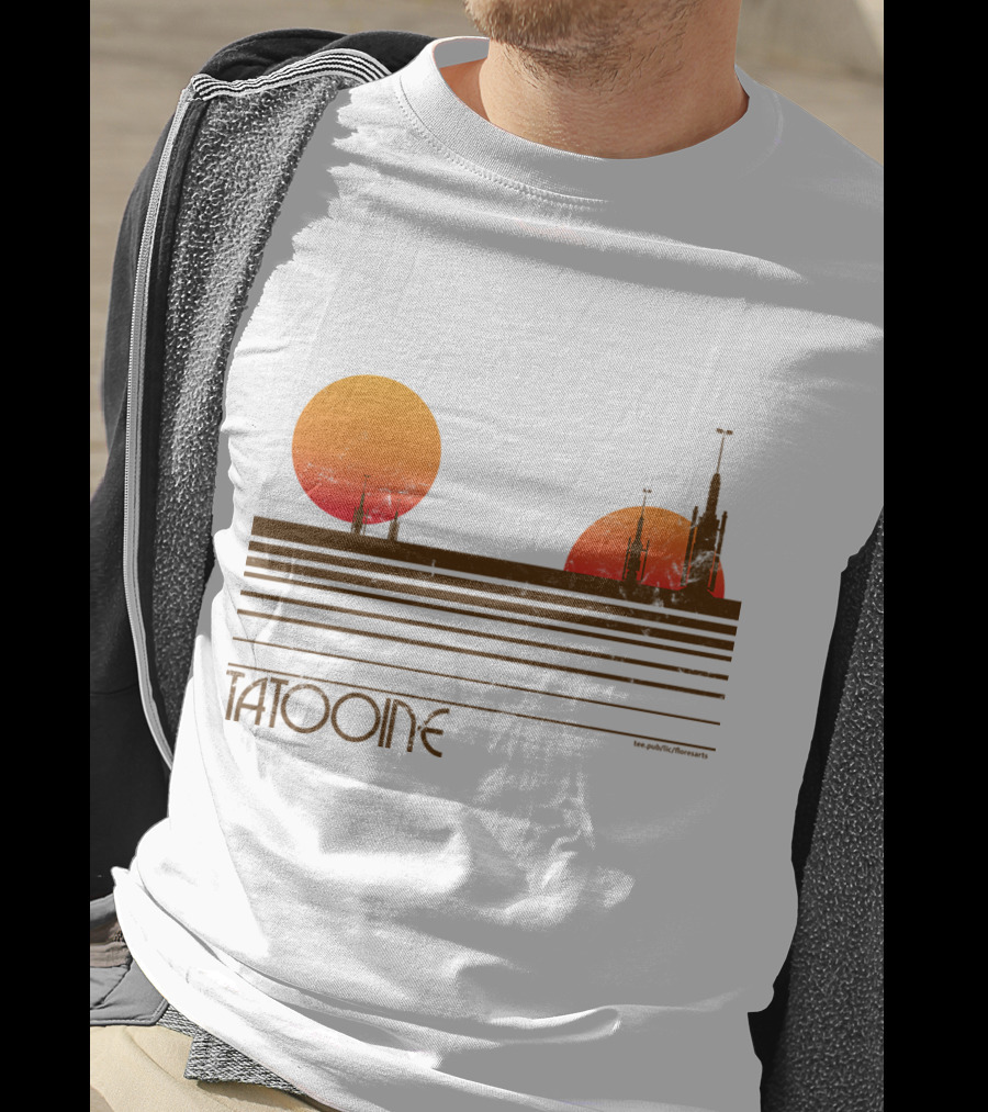 Star Wars Tatooine Sunset Twin Suns T-Shirt
