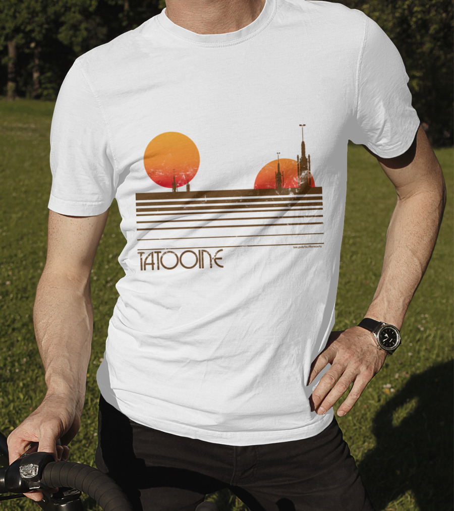Star Wars Tatooine Sunset Twin Suns T-Shirt