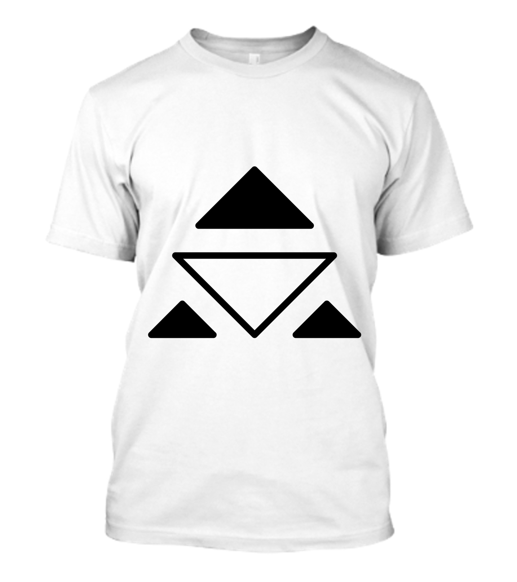 Tribal Symbols Spiritual Balance Triangles T-Shirt