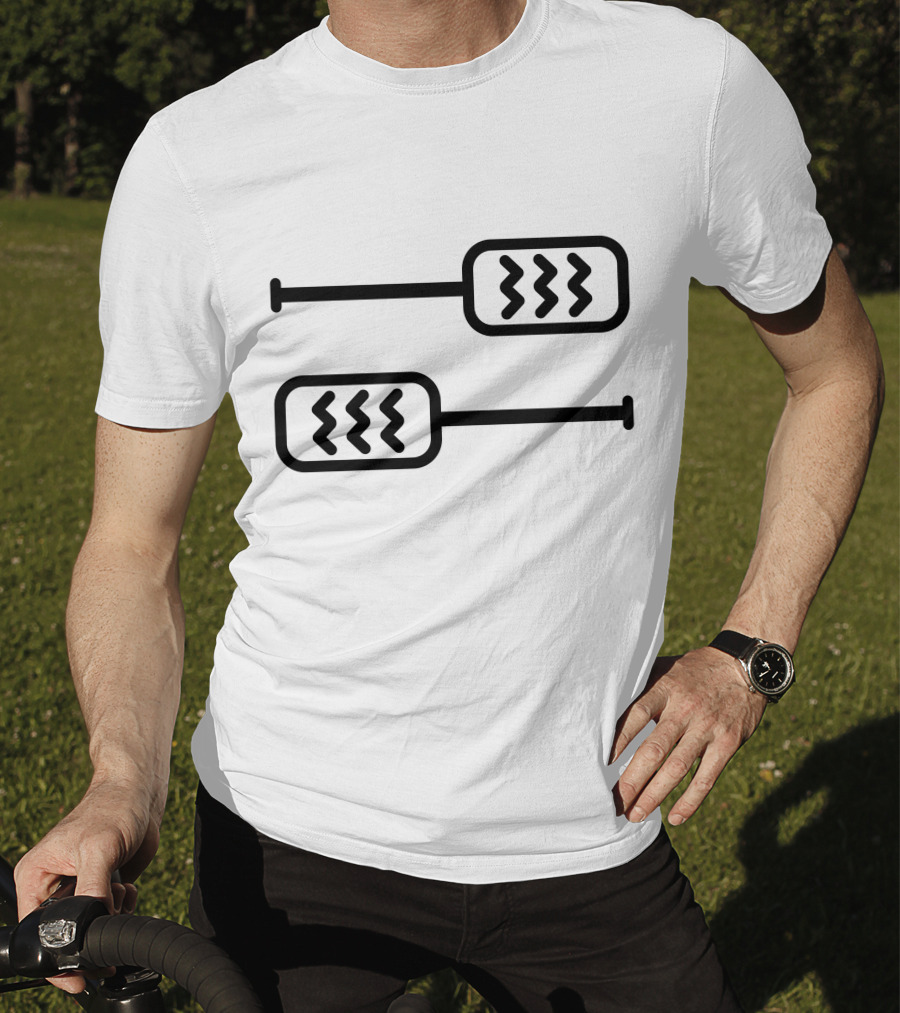 Tribal Symbols Boho Zigzag T-Shirt