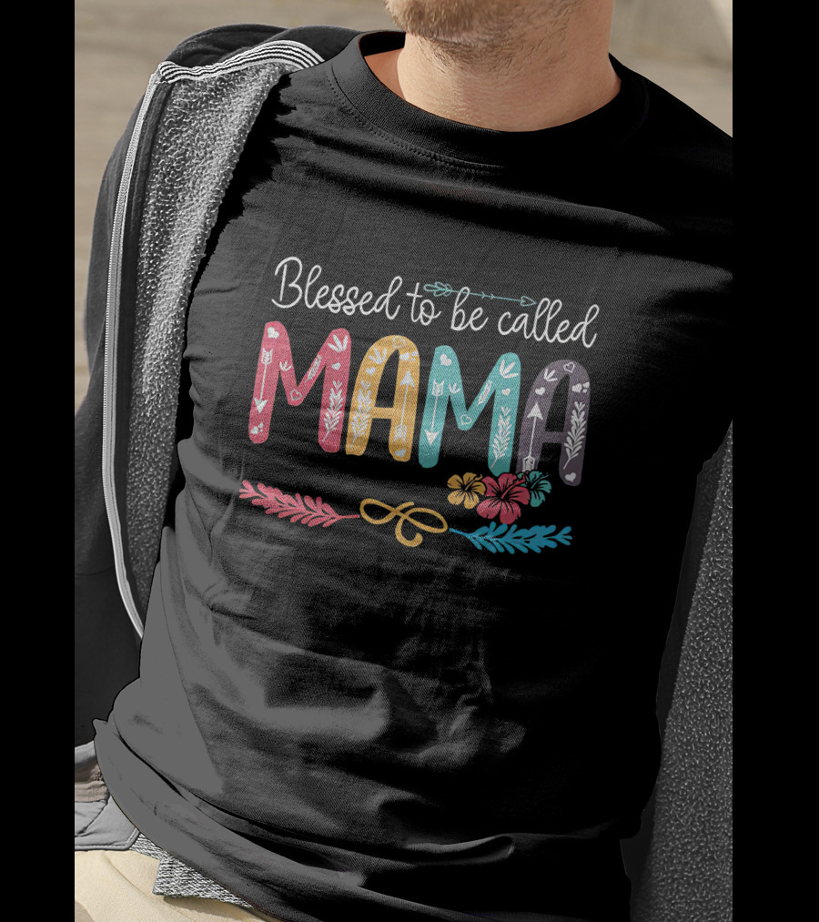 Blessed To Be Called Rainbow Mama T-Shirt
