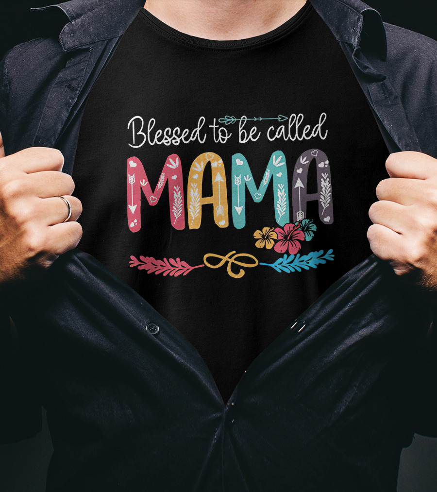 Blessed To Be Called Rainbow Mama T-Shirt