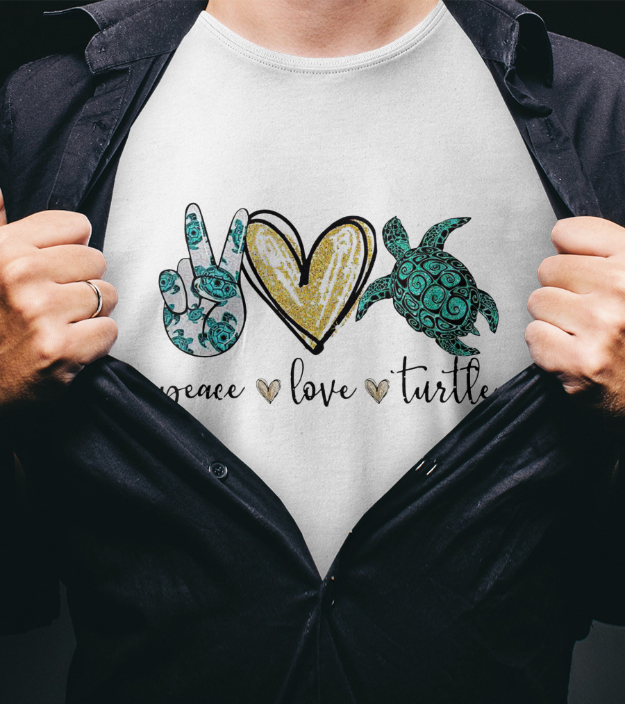 Peace Love Turtle T-Shirt