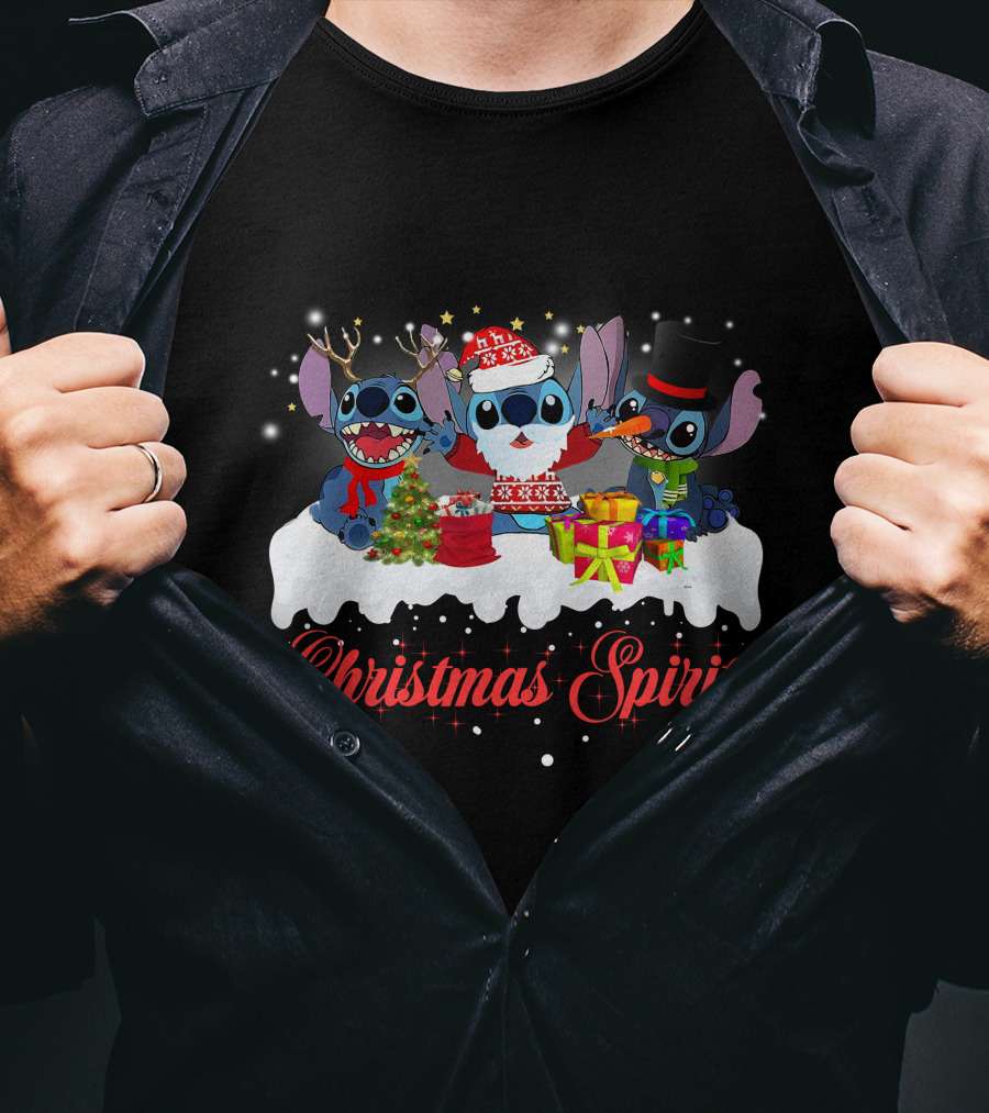 Christmas Spirit Stitch Premium GC818 T-Shirt