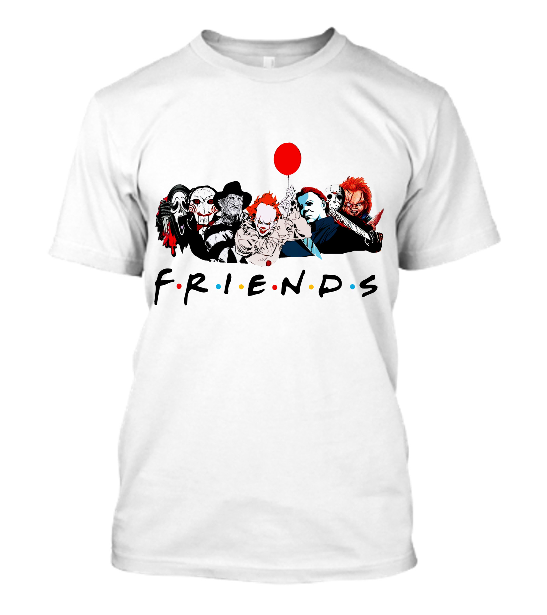 Friends Horror Icons Gathering GC865 T-Shirt
