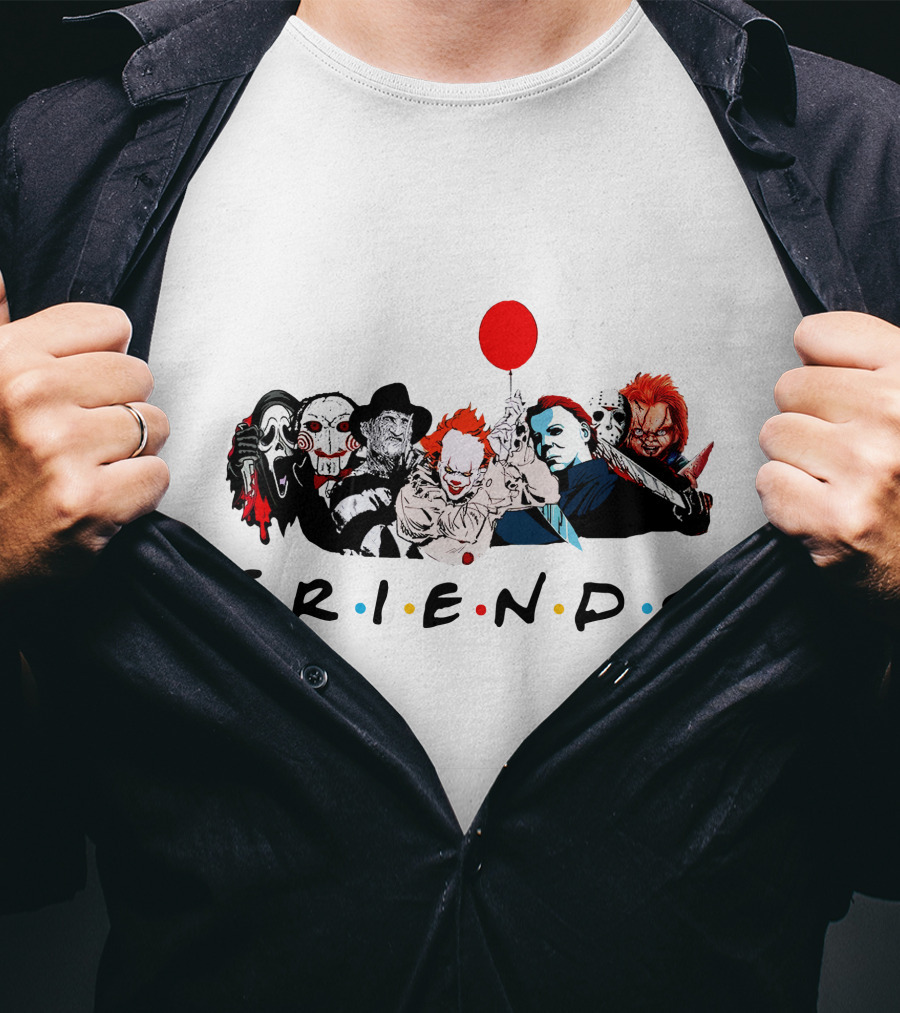 Friends Horror Icons Gathering GC865 T-Shirt