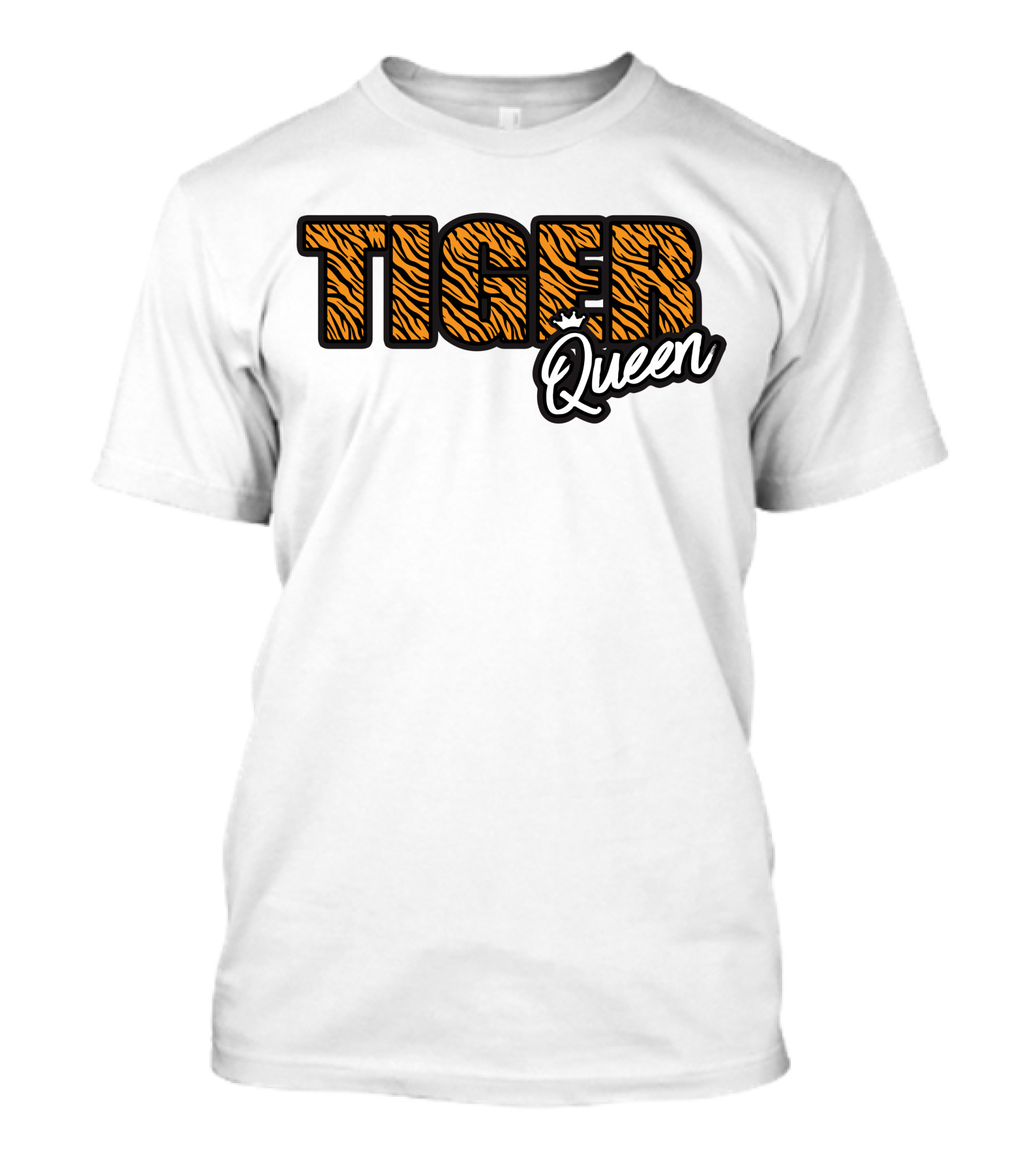 Tiger Queen Crowned With Stripes T-Shirt