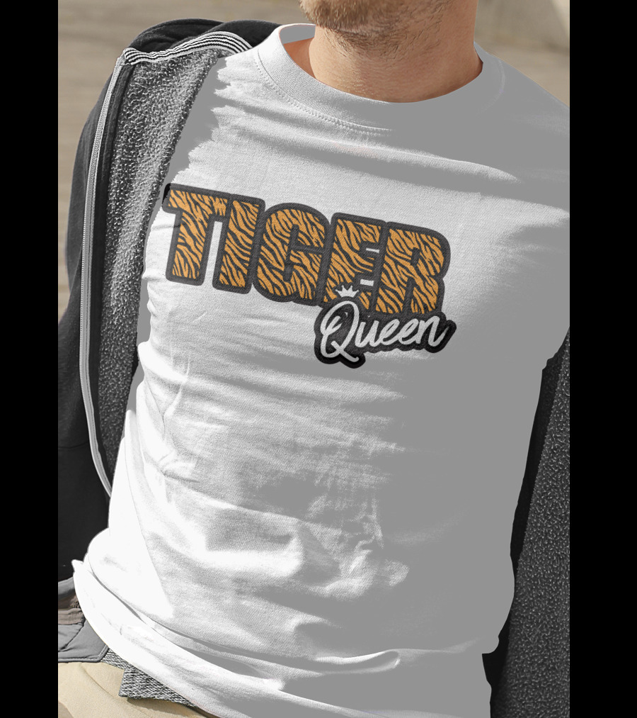 Tiger Queen Crowned With Stripes T-Shirt