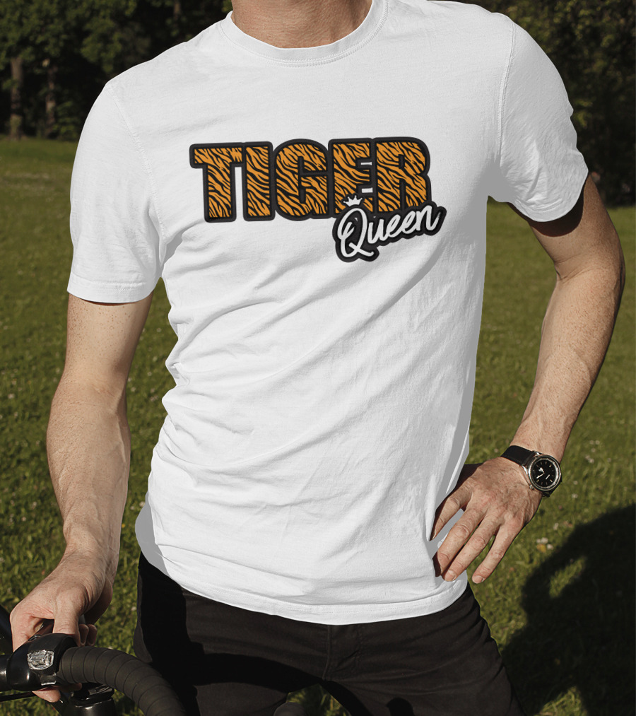 Tiger Queen Crowned With Stripes T-Shirt