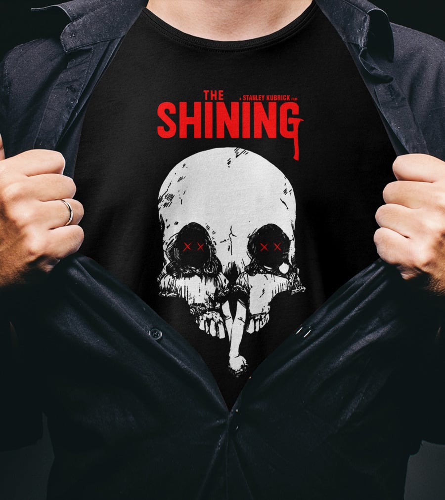The Shining Friday The 13Th Stanley Kubrick Skull Twins T-Shirt