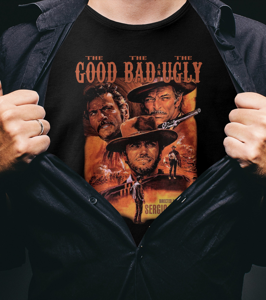 The Good The Bad And The Ugly Directed By Sergio Leone T-Shirt