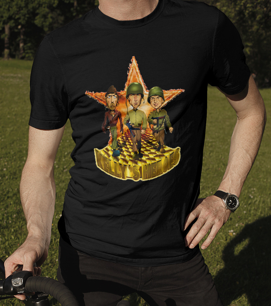 Kelly's Heroes 3 Soldiers Golden Star T-Shirt